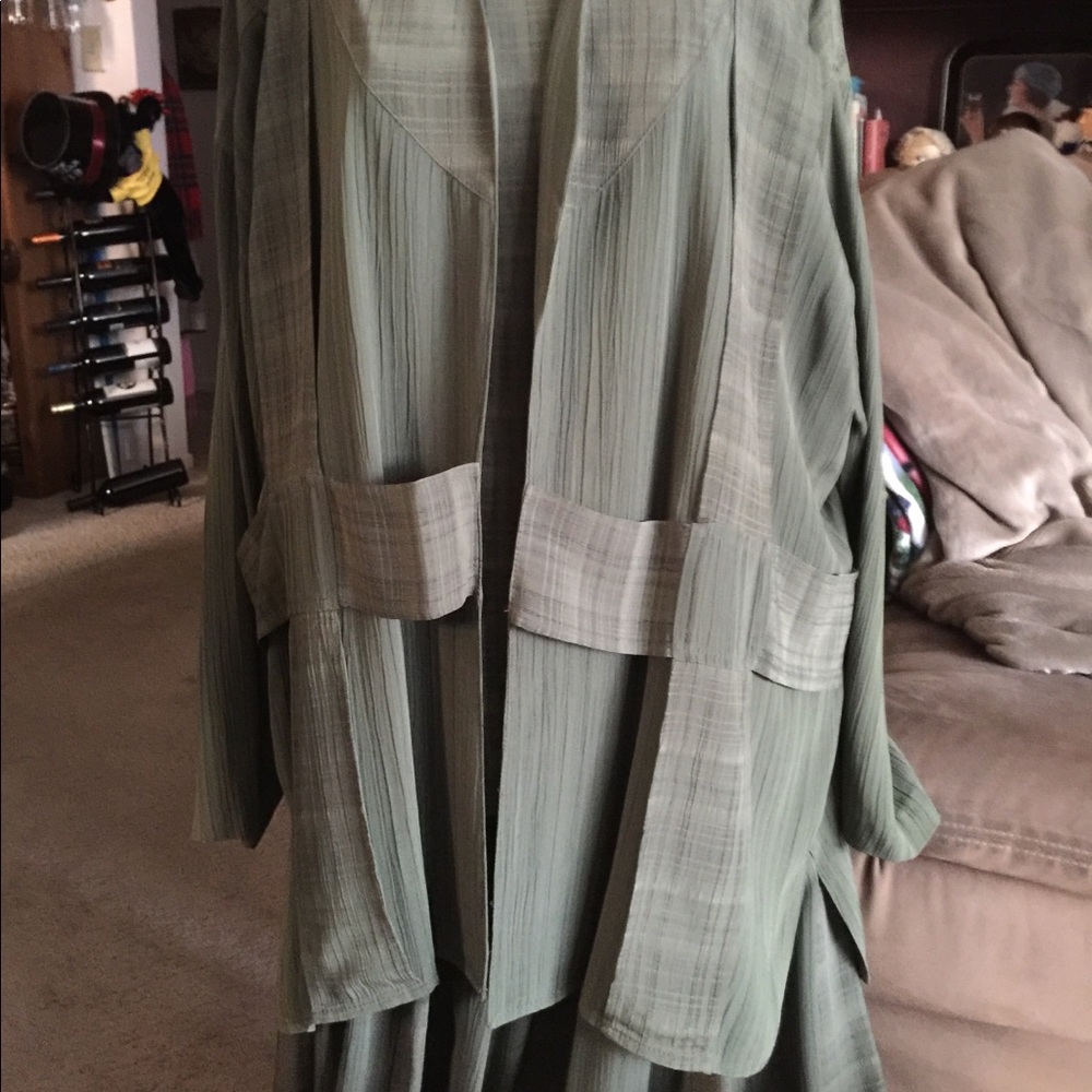 Green Dress Suit